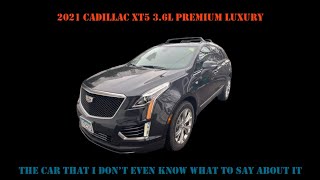 2021 Cadillac XT5 Premium Luxury 3.6 Start up, Rev, Walk around and full in depth tour