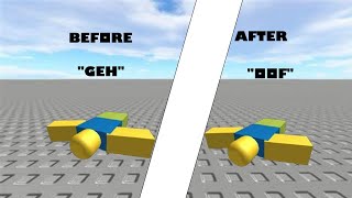 How To Get The Original "Oof" Sound On Roblox