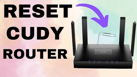 How to Reset Cudy WiFi Router to factory default settings | Works For All Cudy Router Models |