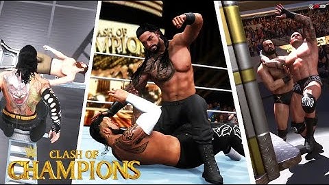 WWE 2K20 SIMULATION: Clash of Champions 2020 Full Show HIGHLIGHTS