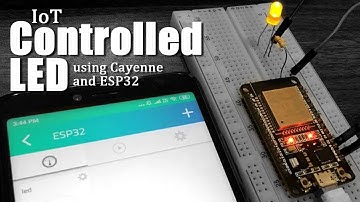 IoT Controlled LED using Cayenne and ESP32