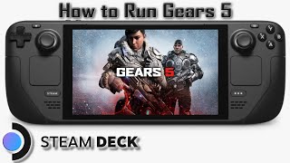 Gears of War (2006) on Steam Deck SteamOS Natively  Not Windows or  Emulation #steamdeck #gearsofwar 