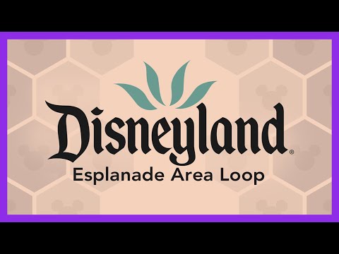 New Esplanade Area Loop - Disneyland