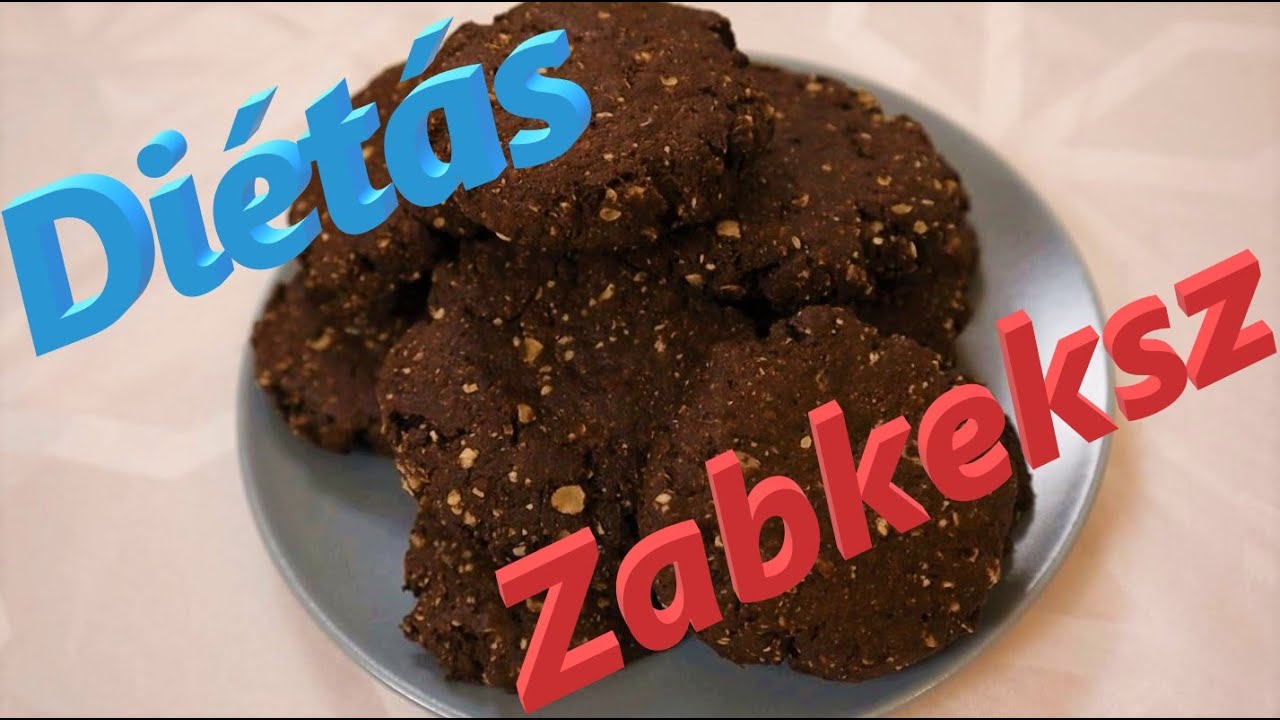 Diétás csokis zabkeksz (BRUTÁL JÓ)