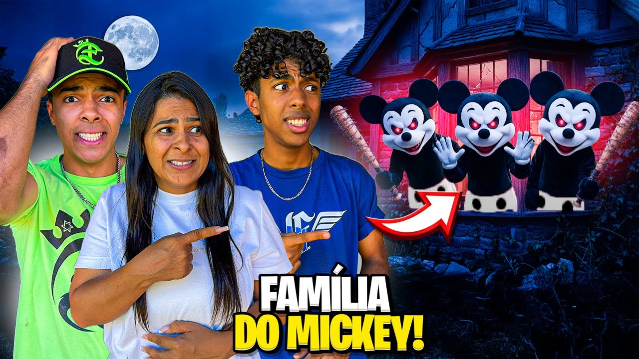 MICKEY MALVADO TROUXE A FAMÍLIA DELE PRO RANCHO! OQUE VAMOS FAZER??😱