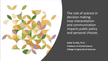 The role of science in decision making