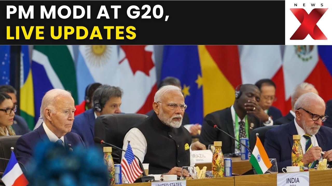 PM Modi at G20 Summit LIVE | PM Modi Reaches Johannesburg Venue Ahead of Global Talks