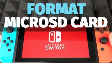 How to Format a microSD Card on Nintendo Switch