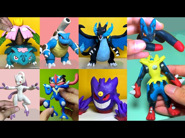 Mega Pokémon Figures Making - Mega Charizard, Lucario, Venusaur, Blastoise, Mewtwo, Gengar, Greninja class=