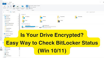 Is Your Drive Encrypted? Easy Way to Check BitLocker Status (Win 10/11) ️
