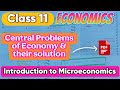 Central Problem of Economy &amp; Its Solutions in Different Economies | Class 11 Economics