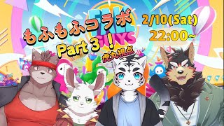 【Fall Guys】わちゃわちゃぽこぽこファイト！！その③【虎丸玲音/義野河礼/ジュージュー/冬坂和斗】