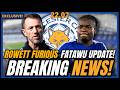 🚨LAST MINUTE! ROWETT BREAKS SILENCE + FATAWU BACK SOON? + STOKE DRAW DRAMA! LEICESTER CITY FC NEWS