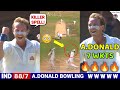 Allan donald spitting fire  donald 784 frightening fast spell destroys india  sheer devastation