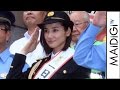 吉田羊、横浜で一日警察署長 制服姿で詐欺撲滅など訴え