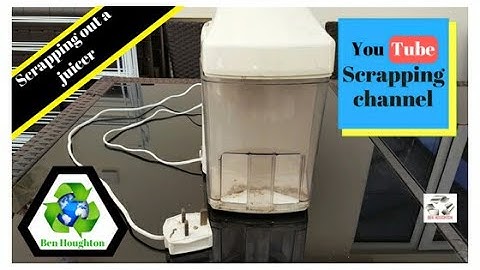 Scrapping out a juicer to determine its value