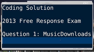 AP Computer Science A: 2013 Free Response Exam, Code Solution for Question 1: MusicDownloads