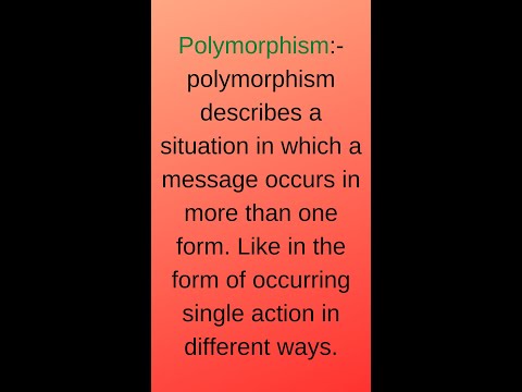 what is polymorphism