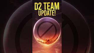 Destiny 2 Team Posted Their FIRST Update in Months..