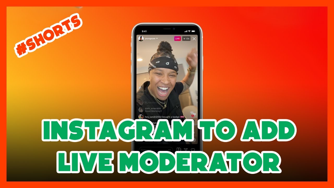 Instagram to add live moderator and still working on like button search it more 