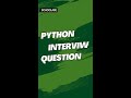Python Interview Question (Part 8) || Interview Prep By Schoolabe