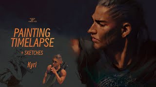 Edge Of Heights - Oc Kyri - Painting Timelapse Sketches