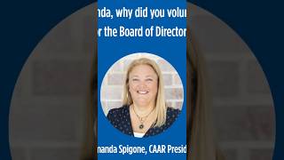 Amanda, Why Did You Volunteer for the Board of Directors?