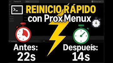 🚀 ¡Activa el Reinicio Rápido en Proxmox VE con ProxMenux ⏱
