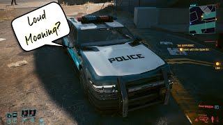 WTF is this cop watching porn? Cyberpunk 2077