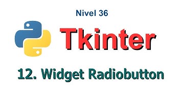 Python - Level 36 - Reto 12 - Widget Radiobutton in tkinter