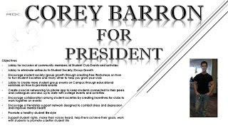 Corey Barron's Presidential Cell Phone App Platform screenshot 2