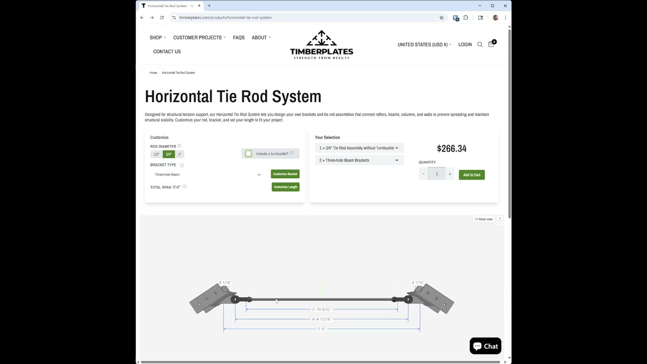 Building Tie Rod Systems With & Without Turnbuckles