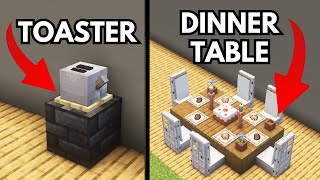 10+ Minecraft Kitchen Build Hacks!