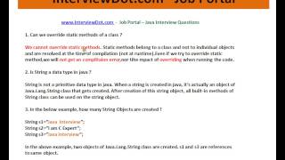 Can override Static methods