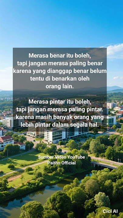 Di Atas Langit Ada Langit #katakatabijak #katamotivasi #katahatimotivasi