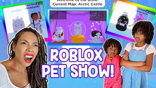 Creating the CUTEST PETS In the World In ROBLOX PET SHOW! Family Fun Gaming Video