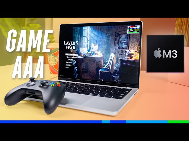 Trải nghiệm GAMING AAA trên Macbook Pro M3: Macbook có cái hay riêng. Laptop Windows dè chừng!!