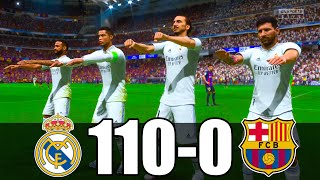 FIFA 23 | RONALDO, MESSI, MBAPPE, NEYMAR, ALL STARS | REAL MADRID 110 - 0 FC BARCELONA | UCL FINAL