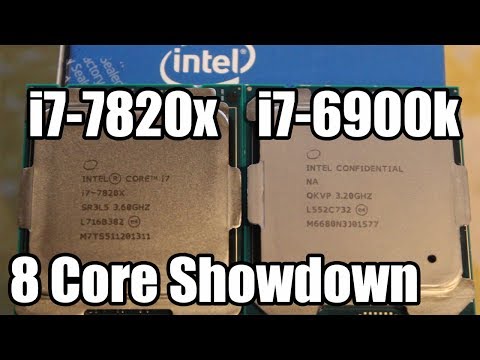 i7-7820x vs i7-6900k Showdown - Core To Core Comparison!