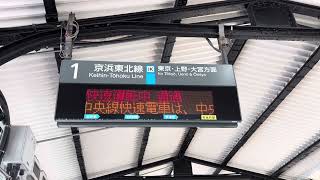 JR有楽町駅1番線 快速運転中通過