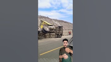 lifting a fallen truck #excavator #trendingnow #mustwatch #viralvideo #viral #trending #diy #shorts