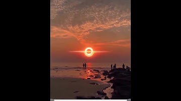 Ring Fire Sun Eclipse🤌🏻🔥