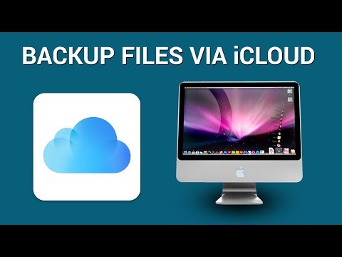 How to backup Mac's desktop and documents via iCloud