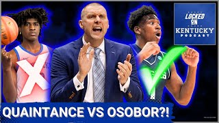 Kentucky basketball WON'T visit with Jayden Quaintance... but they WILL visit with Great Osobor!