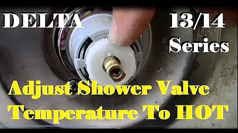 ADJUST HOT FOR DELTA VALVE