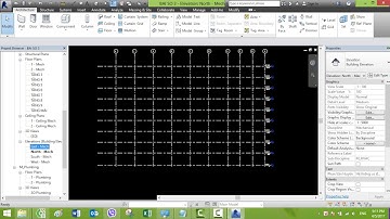 Bài 3: Vẽ lưới trục, cao độ tầng cho revit MEP