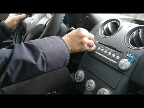 How to remove the standard radio from a Mitsubishi Colt CZC