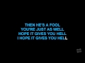 Gives You Hell in the style of The All-American Rejects karaoke video version with lyrics