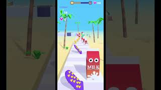 Gameplay top mobile games Relaxing n satisfying game iOS/ANDROID JUICE RUN #shorts Level 74