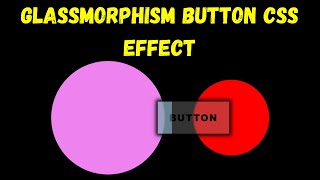 Full Glassmorphism Button CSS Effect | Glass Button | NSCODE Update